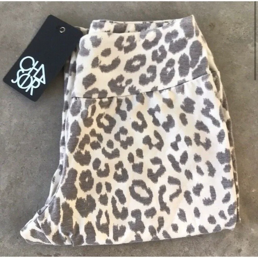 Chaser Quadra Blend Bike Shorts Leopard M Medium NWT Biker Short - Picture 5 of 6